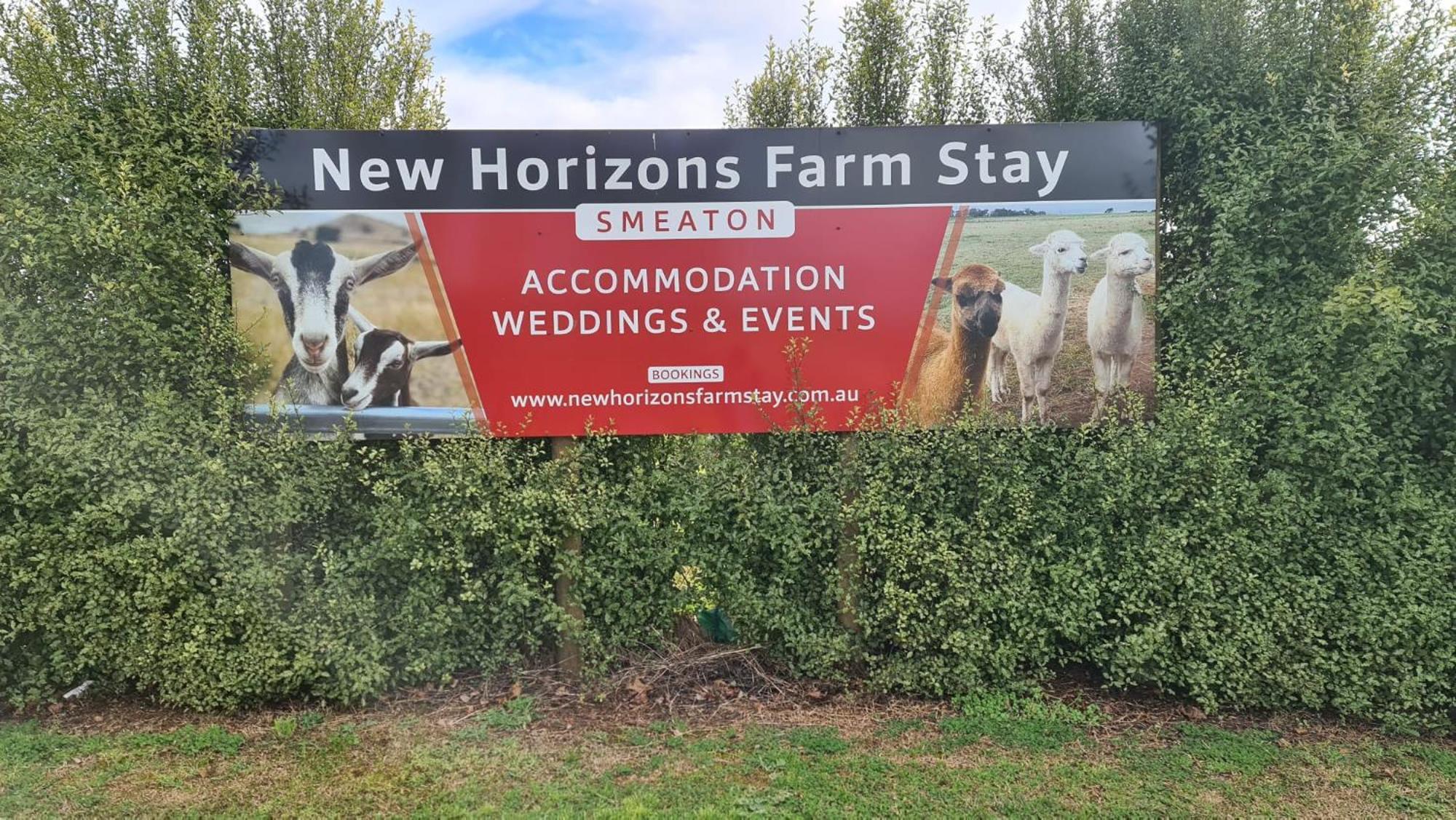 New Horizons Farm Stay Smeaton Εξωτερικό φωτογραφία