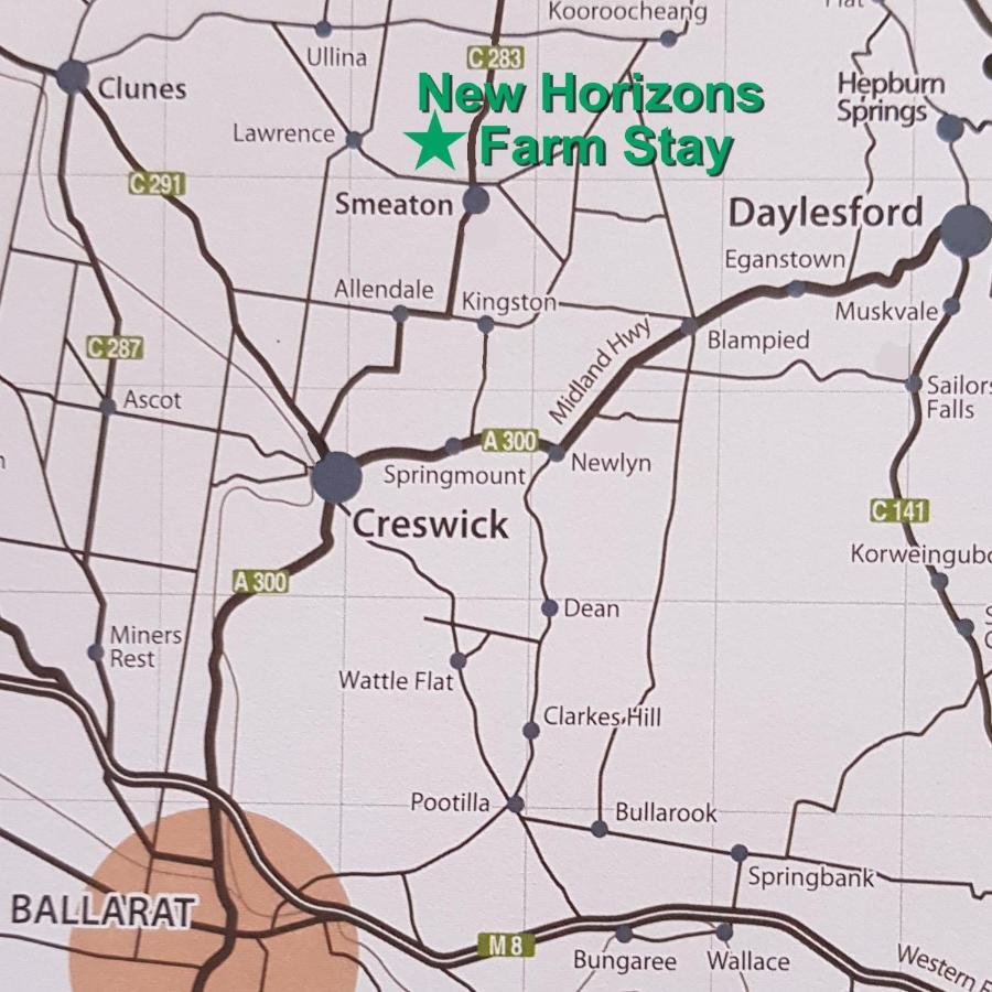 New Horizons Farm Stay Smeaton Εξωτερικό φωτογραφία
